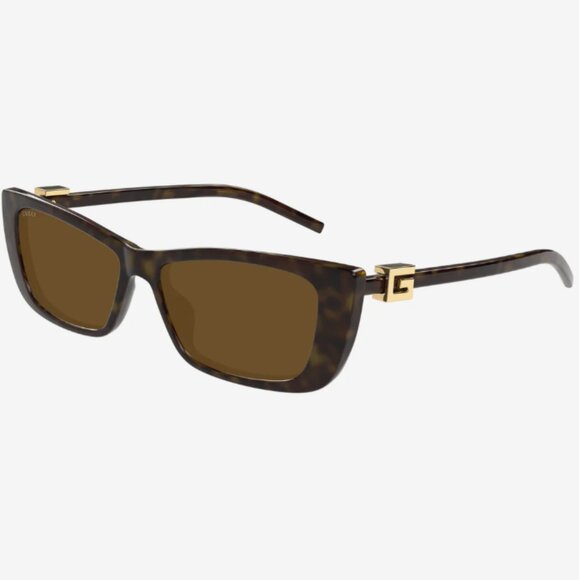 NEW GUCCI GG1681S 004, WOMEN BROWN HAVANA SUNGLASSES GUCCI